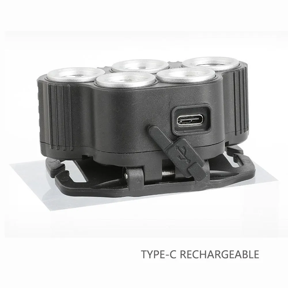 6 Modes LED Head Torch | Induction Headlight Camping COB Infrared Strong Lights