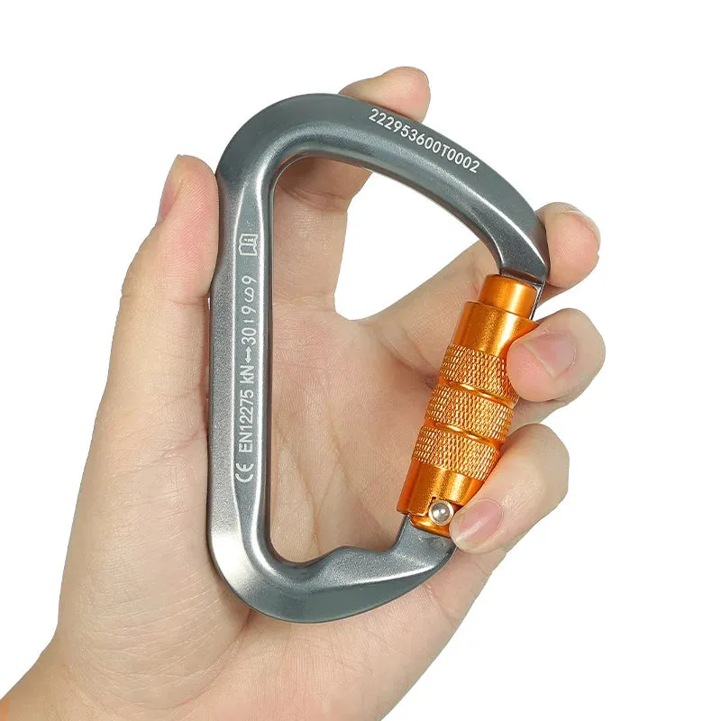 Carabiner Rock Climbing High Altitude Equipment Aluminum Alloy Safety Buckle Hook
