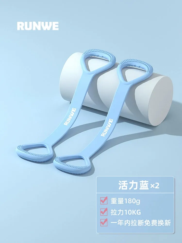 Eight-Character Chest Expander Open Back Fitness Female Stretch Strap Elastic Belt Exercise Equipment Home Open Shoulder Beauty Back Yoga Handy Gadget