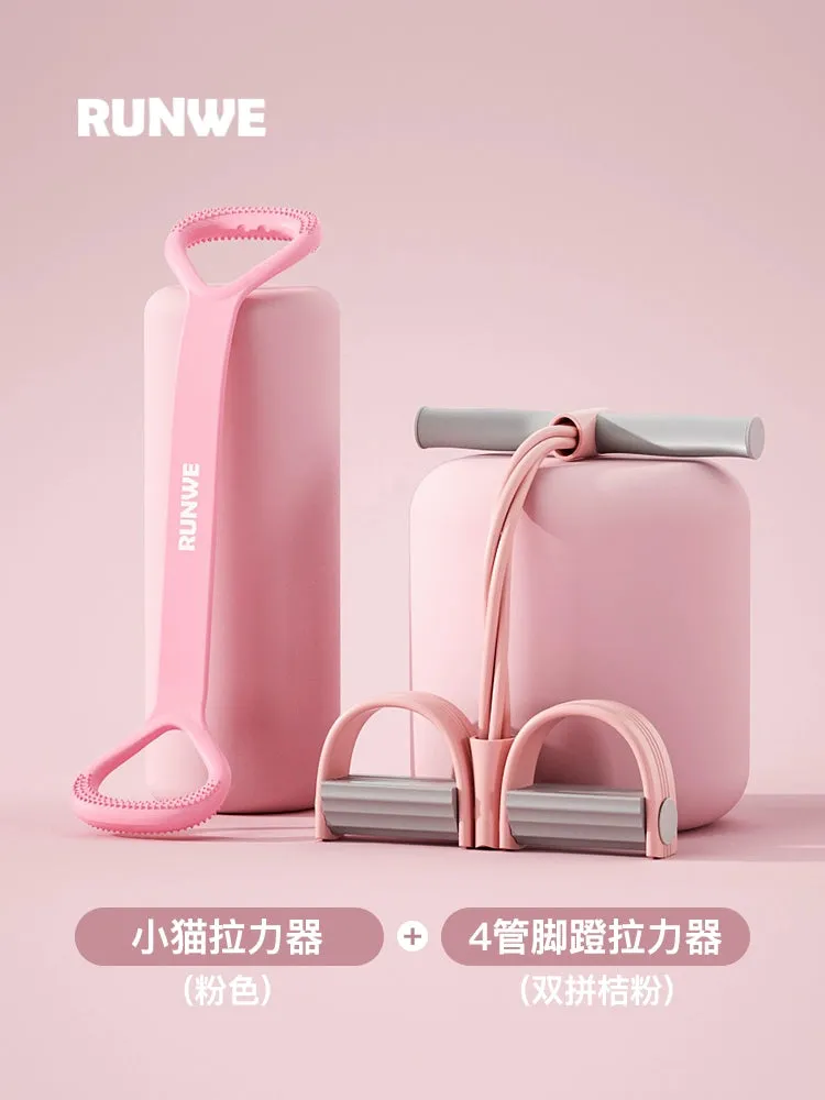 Eight-Character Chest Expander Open Back Fitness Female Stretch Strap Elastic Belt Exercise Equipment Home Open Shoulder Beauty Back Yoga Handy Gadget