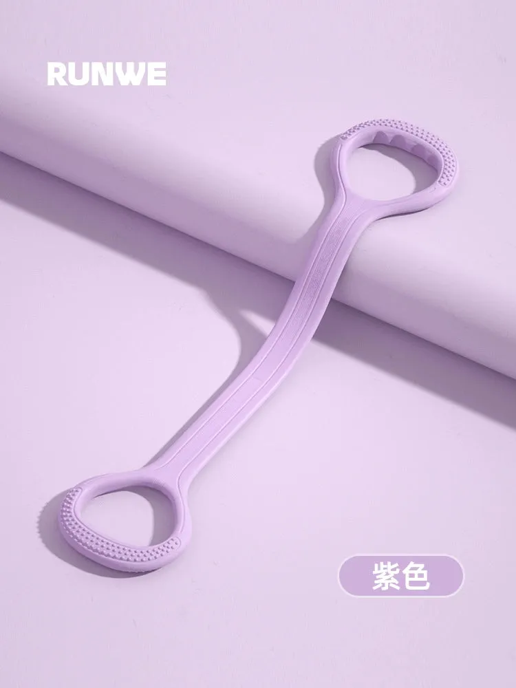 Eight-Character Chest Expander Open Back Fitness Female Stretch Strap Elastic Belt Exercise Equipment Home Open Shoulder Beauty Back Yoga Handy Gadget