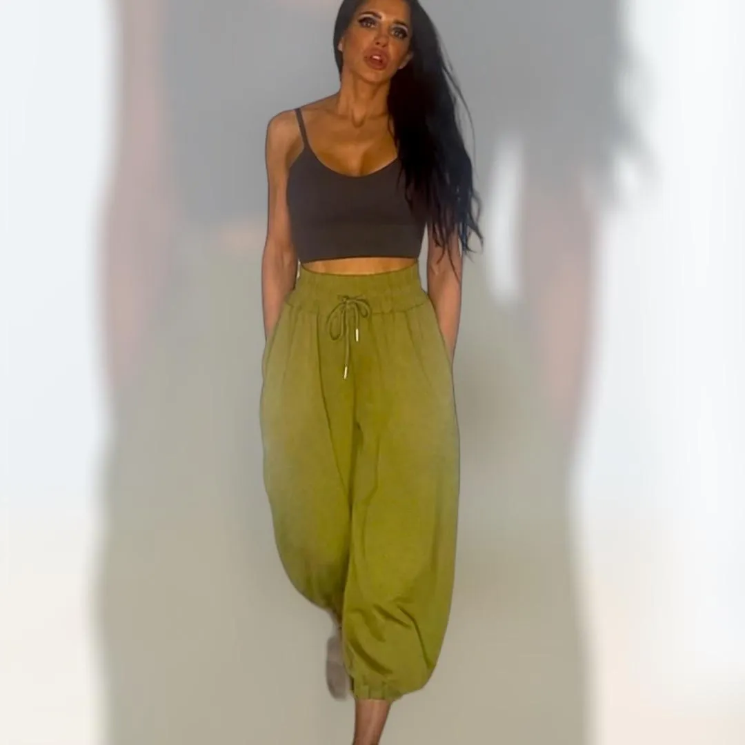 Freestyle Sweatpants Olive Green