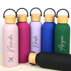 Insulated Bottle With Handle - Light Pink / Dark Pink / Lavender