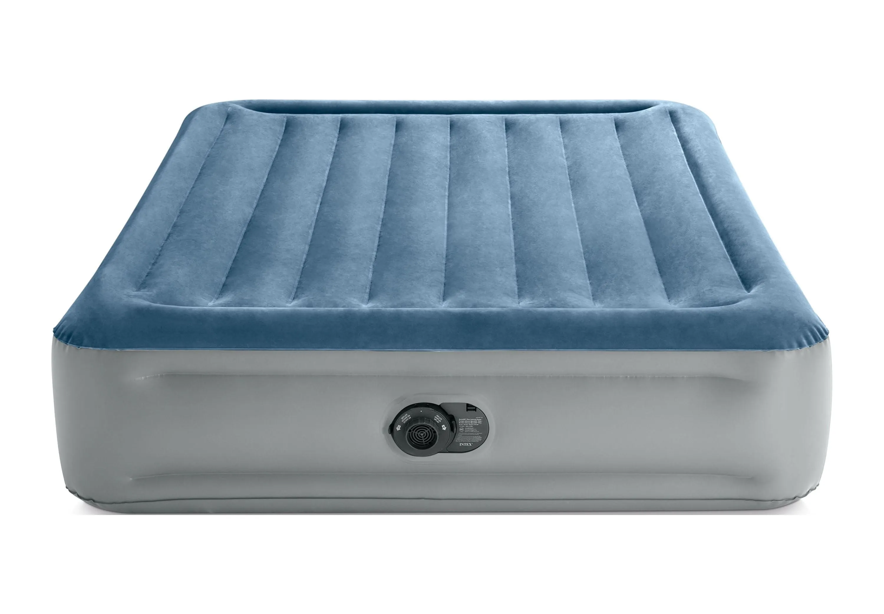 Intex 15" Queen Essential Rest Dura-Beam Airbed Mattress with Built in Pump
