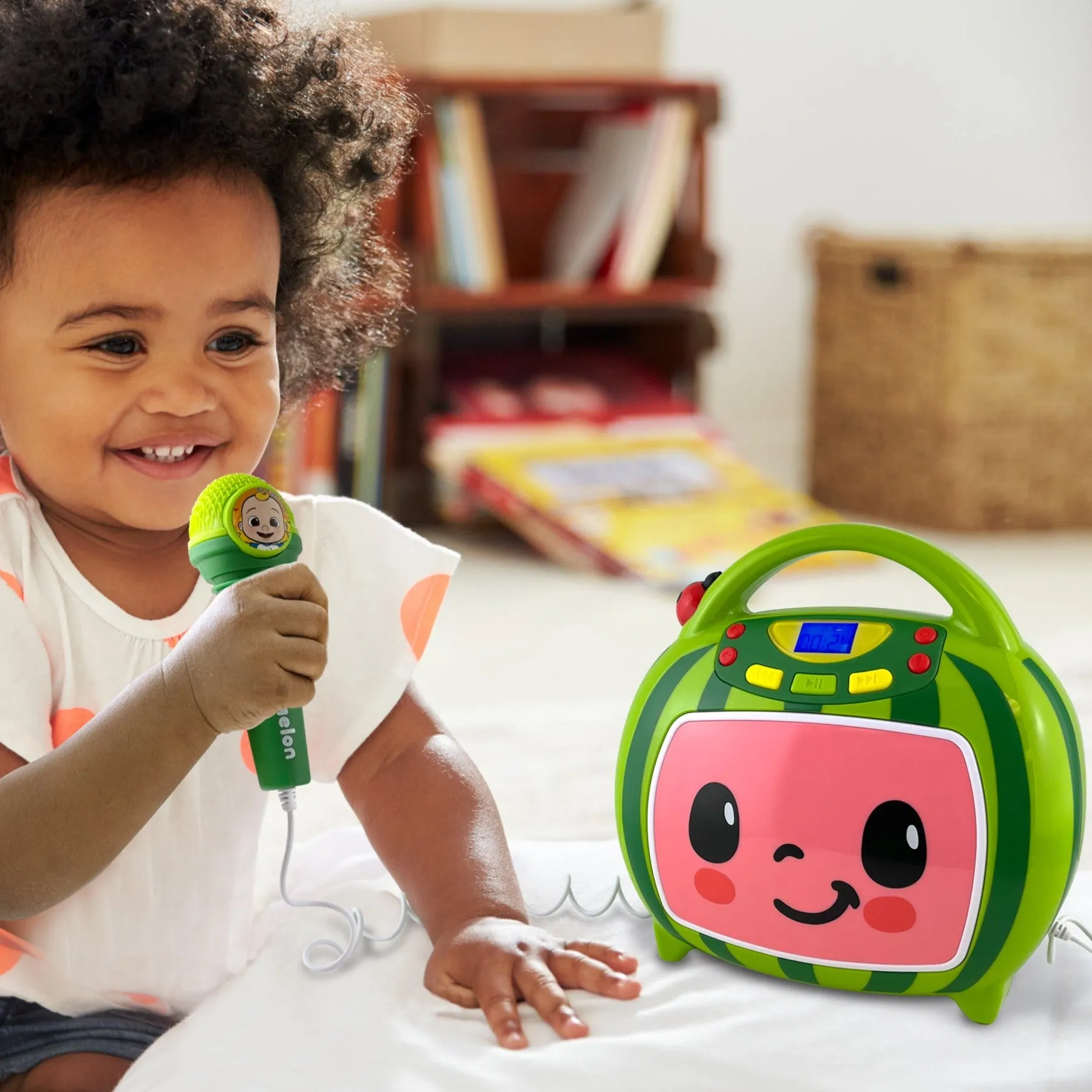 KIDdesigns Cocomelon Bluetooth Sing-Along Karaoke Player - Multi-color