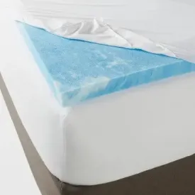 New - California King 2" Cool Touch Memory Foam Mattress Topper - Threshold: