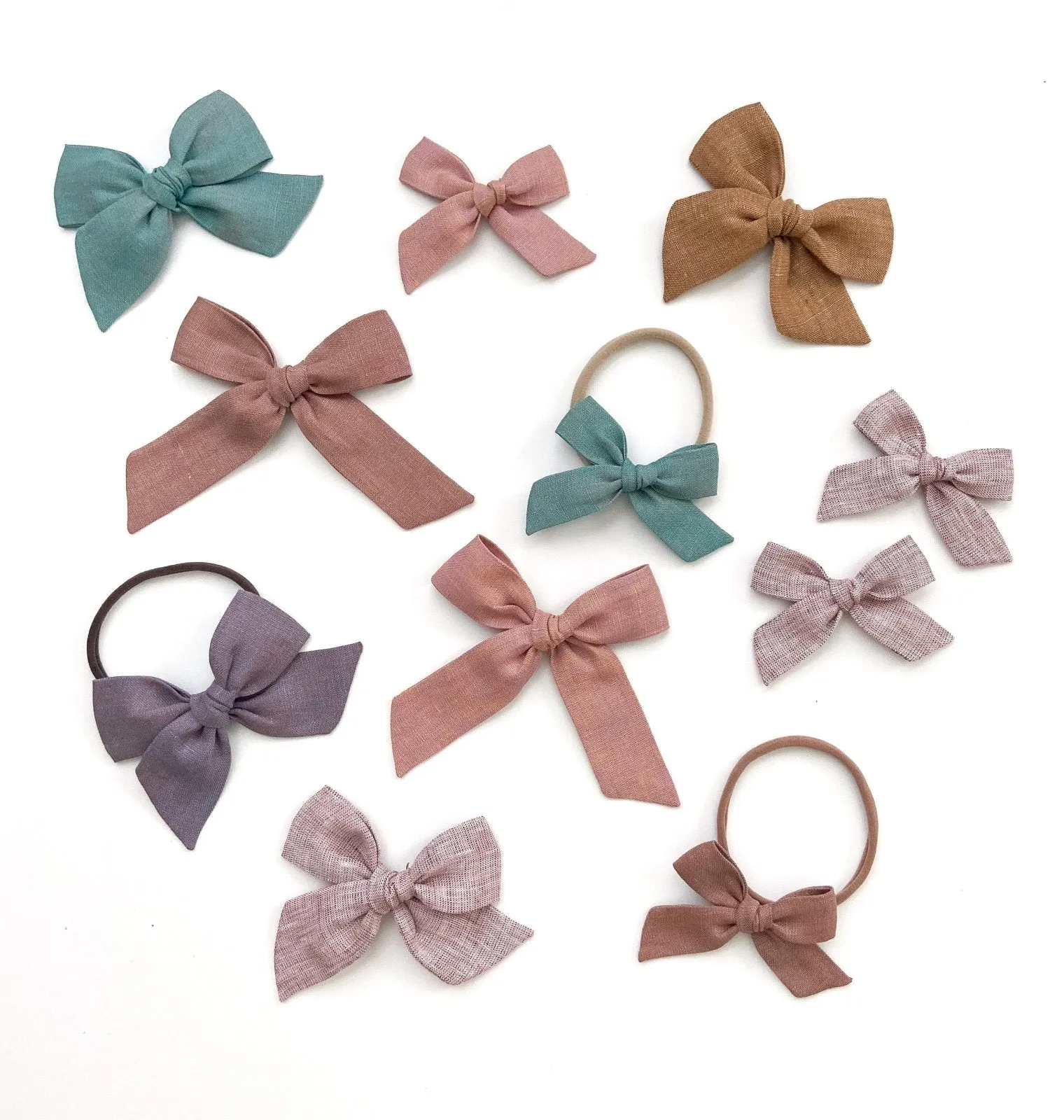 Party Bow | Monarch Gray - Alligator Clip