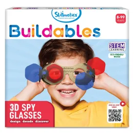 Skillmatics Stem Building Toy - Buildables 3D Spy Glasses, Educational & Construction DIY Toy for Ages 8 and Up