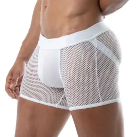 TOF Paris Circuit Mesh Jock Shorts White