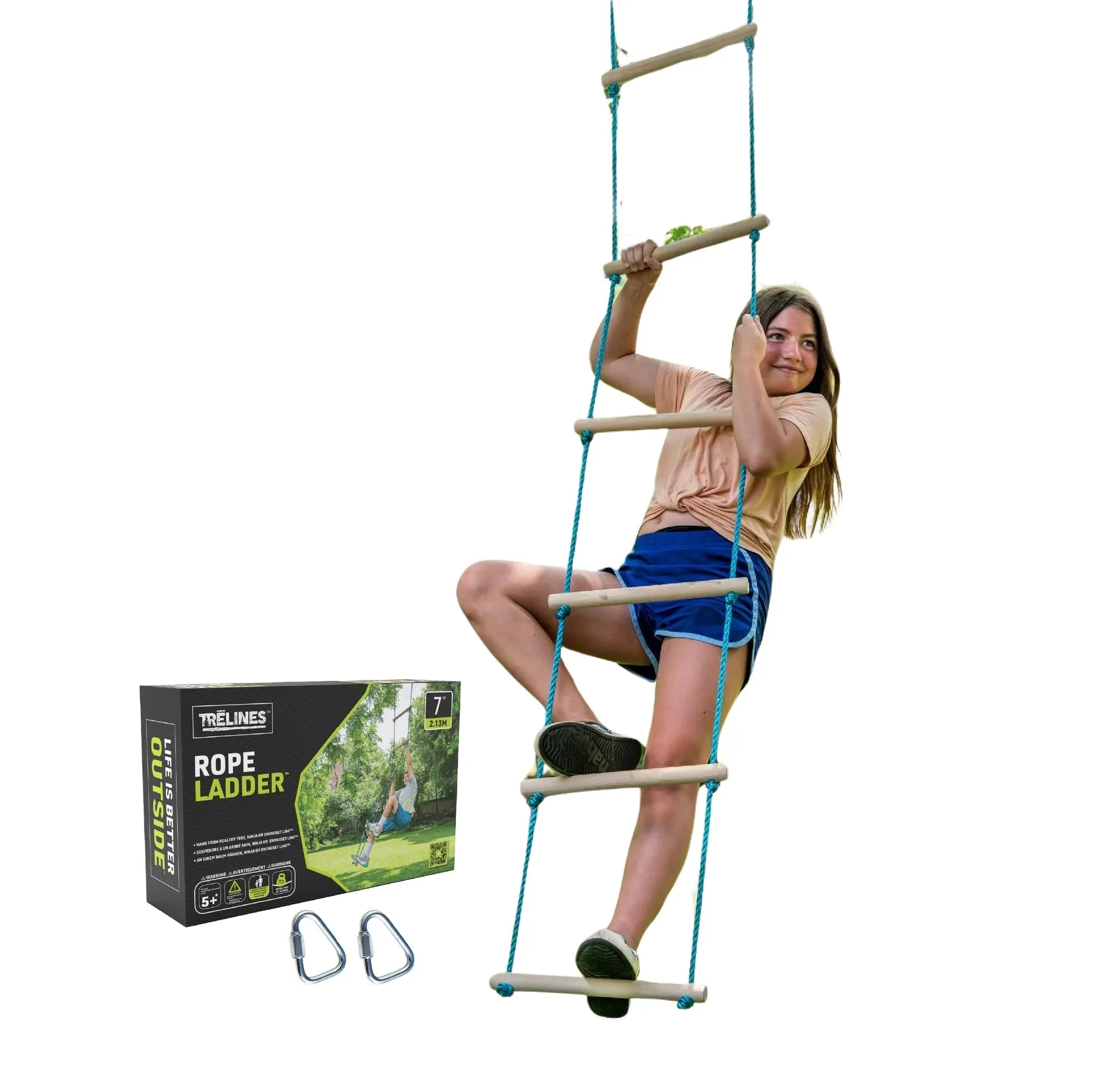 TRELINES Rope Ladder 7ft.