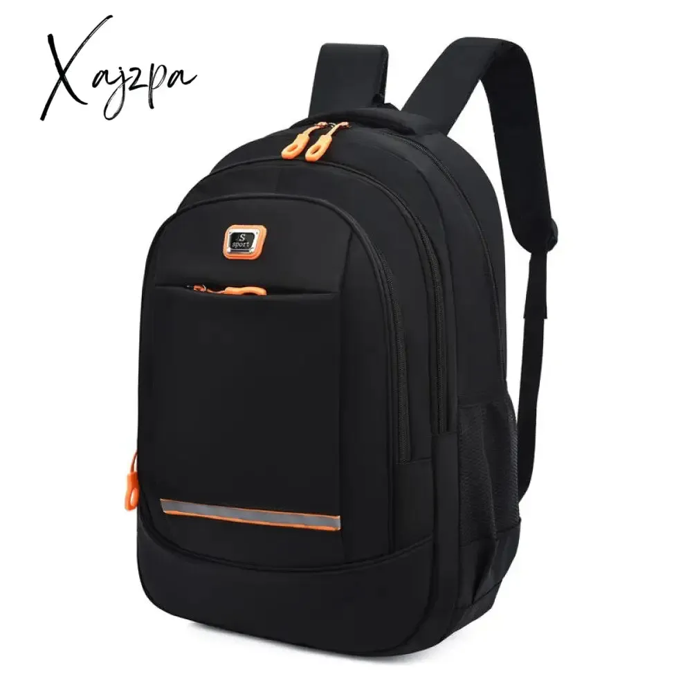 Xajzpa - New Male Oxford Backpacks Laptop Bags For Teenager Boys School Students Casual Outdoor Travel Large Capacity Bag Wholesale