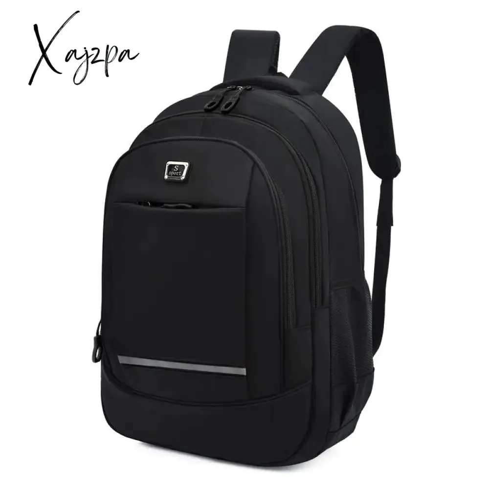 Xajzpa - New Male Oxford Backpacks Laptop Bags For Teenager Boys School Students Casual Outdoor Travel Large Capacity Bag Wholesale