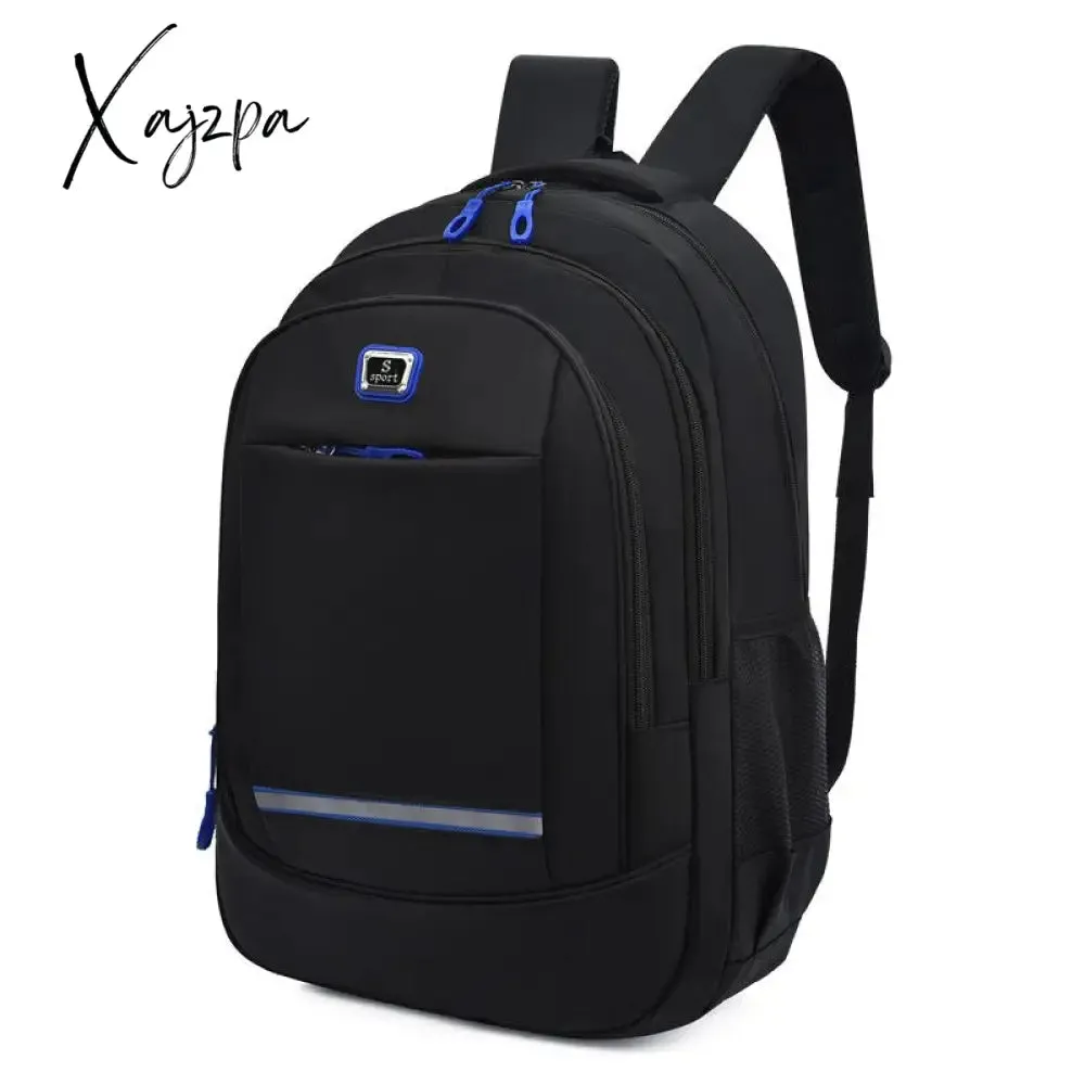 Xajzpa - New Male Oxford Backpacks Laptop Bags For Teenager Boys School Students Casual Outdoor Travel Large Capacity Bag Wholesale