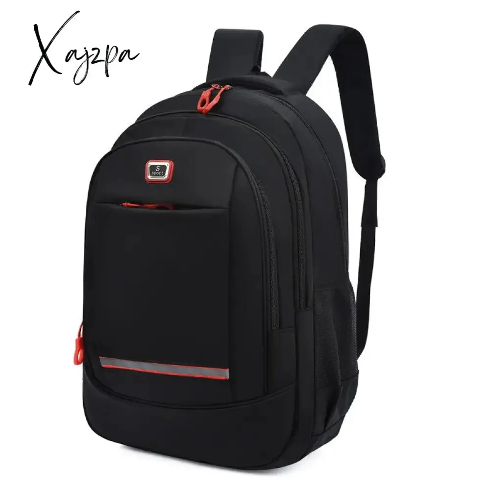 Xajzpa - New Male Oxford Backpacks Laptop Bags For Teenager Boys School Students Casual Outdoor Travel Large Capacity Bag Wholesale